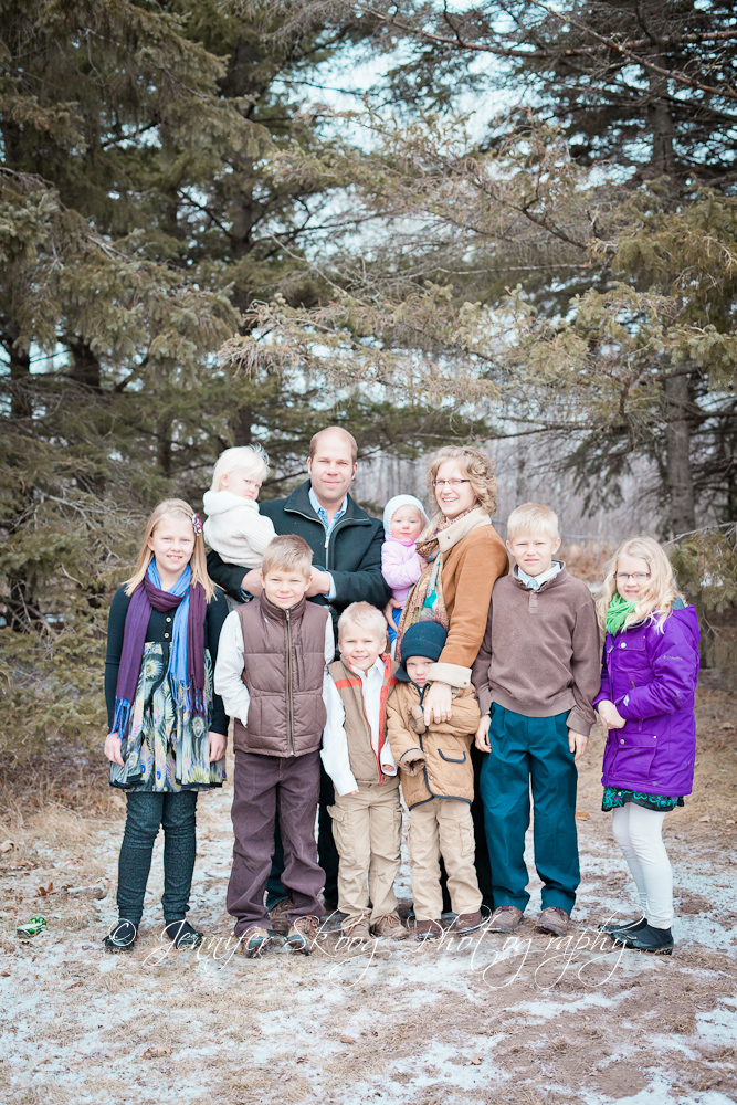 Jennifer Skoog Photography Blog Family of 10 {Menahga MN Family