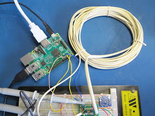 RPI I2C with 4 Core Flat Telephone Cable