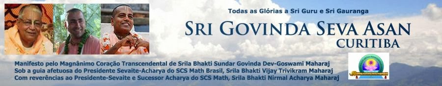 Sri Govinda Seva Asan - Curitiba - Sri Chaitanya Saraswat Math - Curitiba