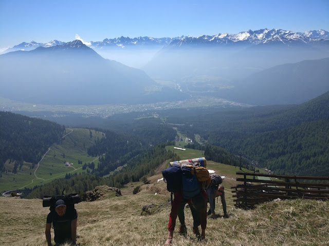 Österreich Wandern Lechtaler Alpen Imst Muttekopf Alpjoch