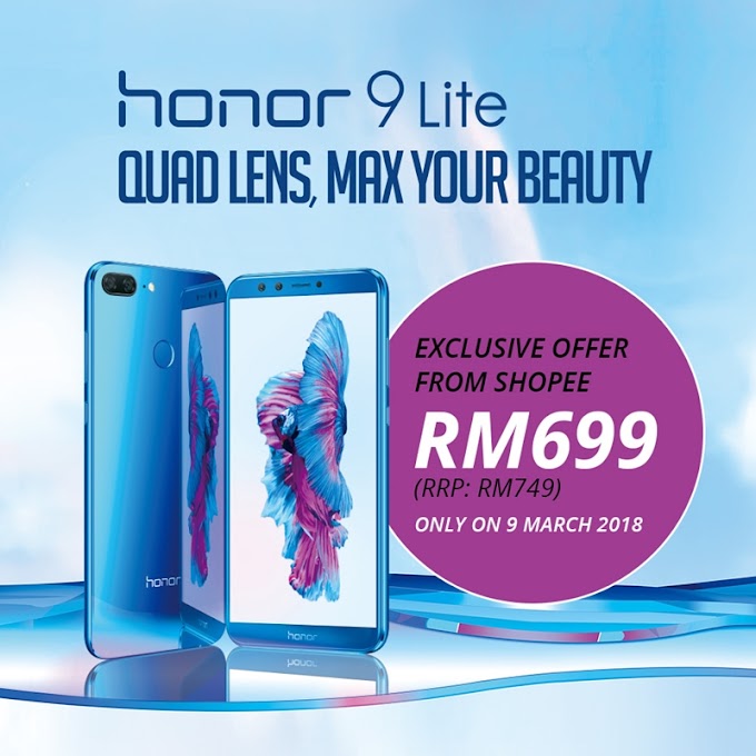 Shopee x honor Malaysia Launches the new honor 9 Lite (and the price is so affordable)