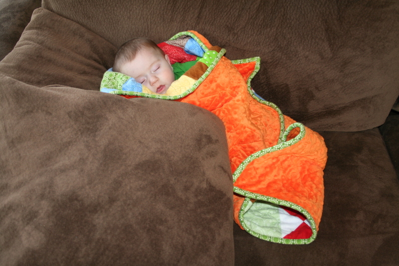 The Fearsomely Fantastic FIVE! Sleeping Baby (with Quilt)