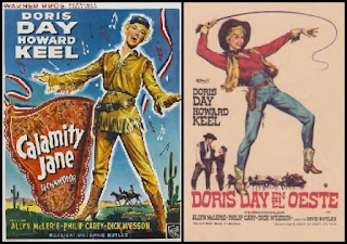 Doris Day en el oeste, poster, carátula, cartel, portada