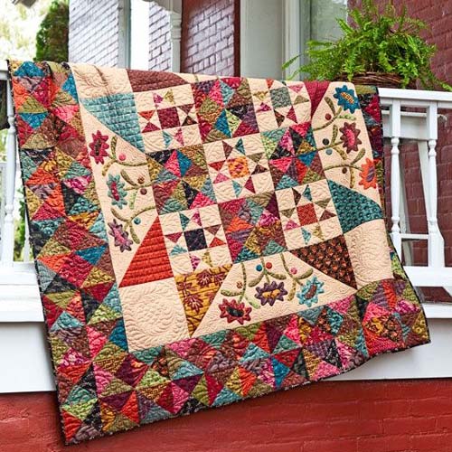 Beautiful Skills Crochet Knitting Quilting Midnight Blooms Quilt