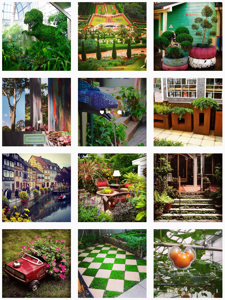 Gardening on Instagram