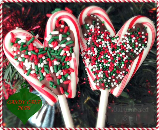 Candy Cane Pops