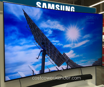 Samsung UN65KS950D Curved SUHD TV features distinctive curved display