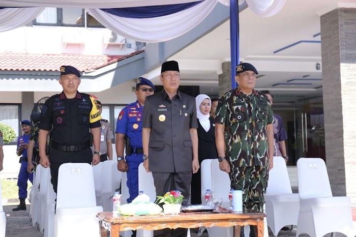 Pjs. Gubernur Didik Hadiri Sertijab Komandan Brigif - 3 Marinir Piabung