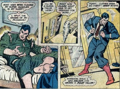 Good thing the Super-suit is stretchy