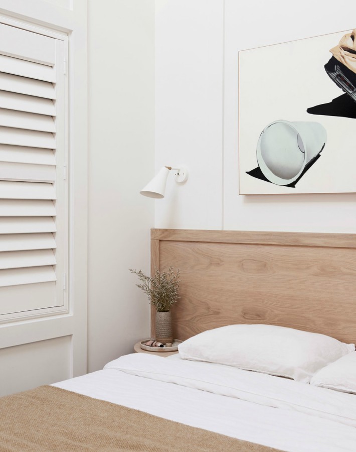 Una encantadora tiny home en color rosa empolvado