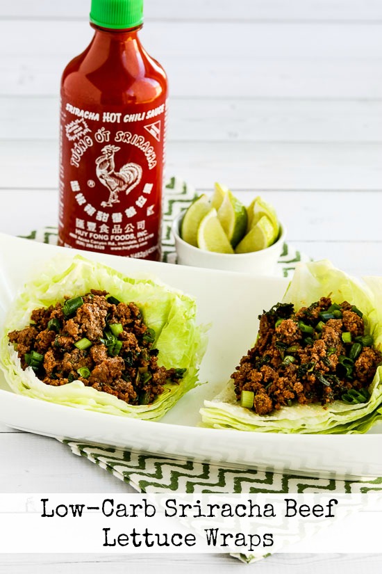 LowCarb Sriracha Beef Lettuce Wraps health joe