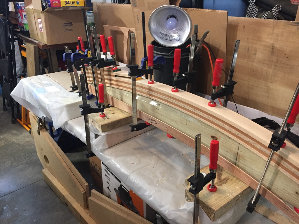 Ron's Pocketship Build Boom Gallows work and Beginning Mast