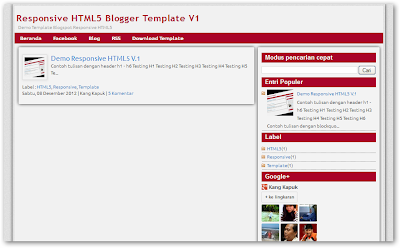 Download Template Responsive HTML5 Versi 2