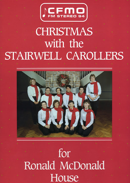 Record album cover Christmas with the Stairwell Carollers