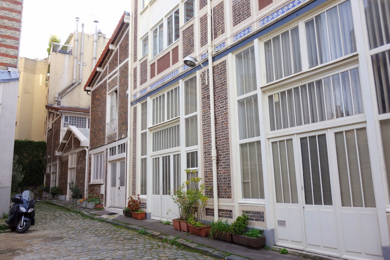 Paris Villa Gabriel, anciens ateliers d'artistes réenchantés 9 rue Falguière XVème Paris