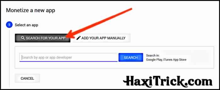 Adding App By Searching on play store admob par app search kaise add kare