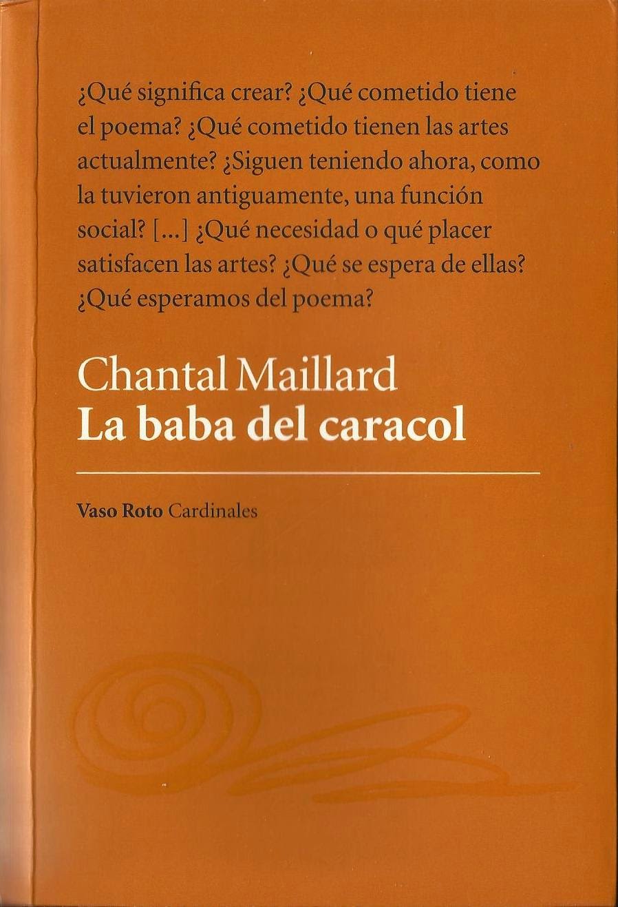 empireuma micropoësie CHANTAL MAILLARD. LA BABA DEL CARACOL empireuma micropoësie CHANTAL MAILLARD. LA BABA DEL CARACOL