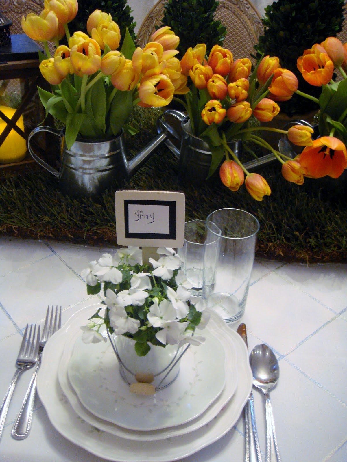 Chic Edibles: Garden Theme Tablescape