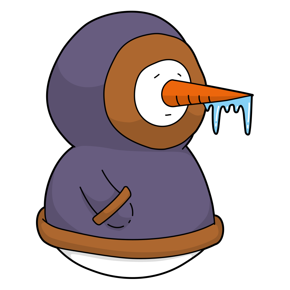 つらら雪だるま