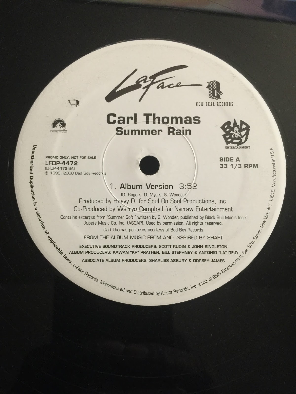 Seratofreak.com: Carl Thomas-Summer Rain 12" rip