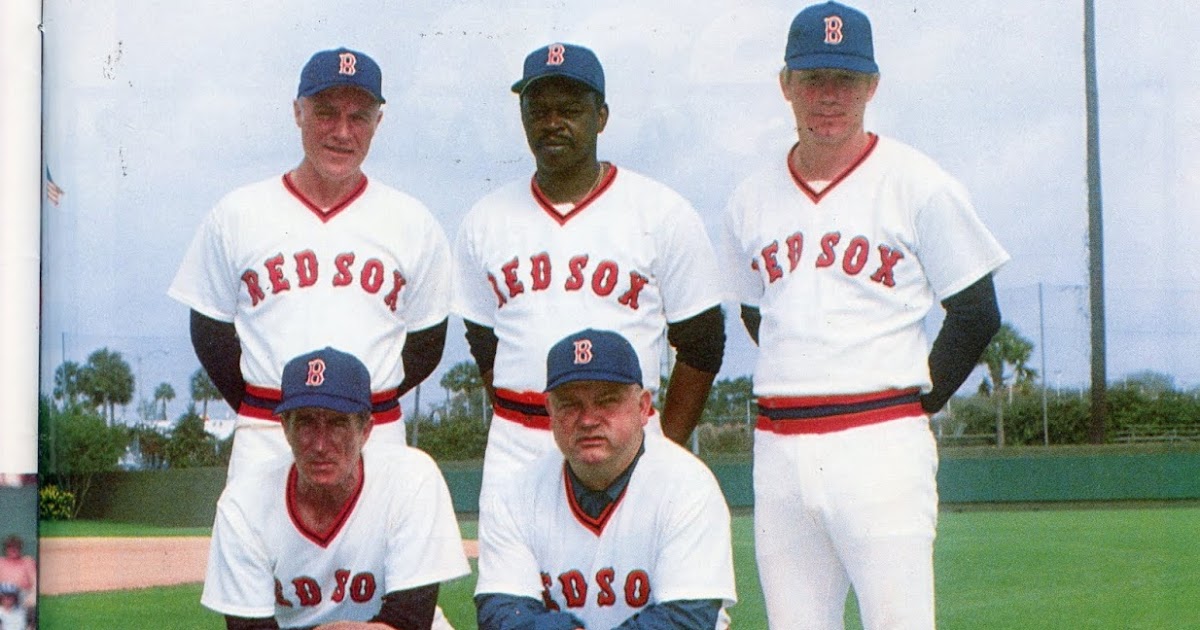 Scanned Vintage Graphics 1979 Red Sox Coaching Staff
