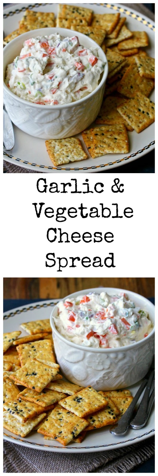 Garlic and Vegetable Cheese Spread