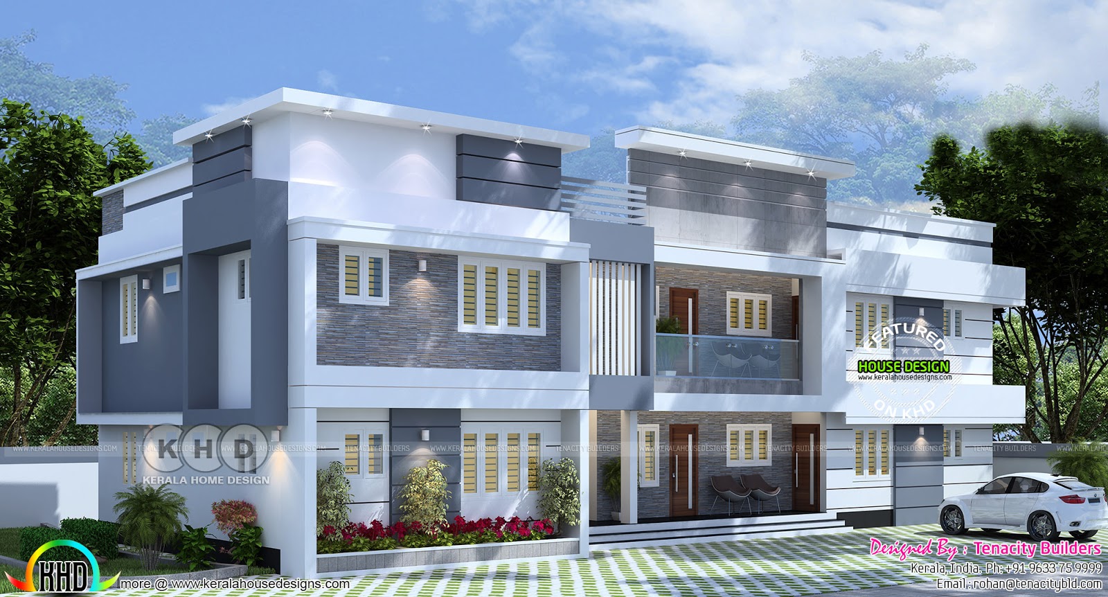 Ground and First floor 3 apartments (2BHK) of about 650 to 700 sq.ft