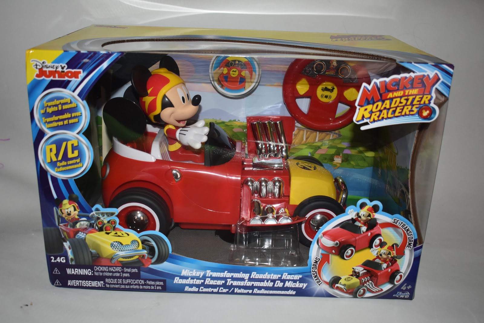 mickey transforming roadster racer rc