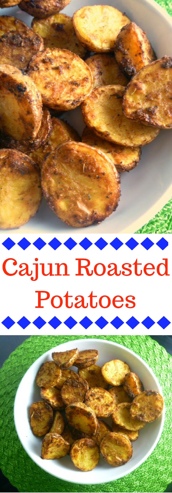 Slice of Southern Cajun Roasted Potatoes