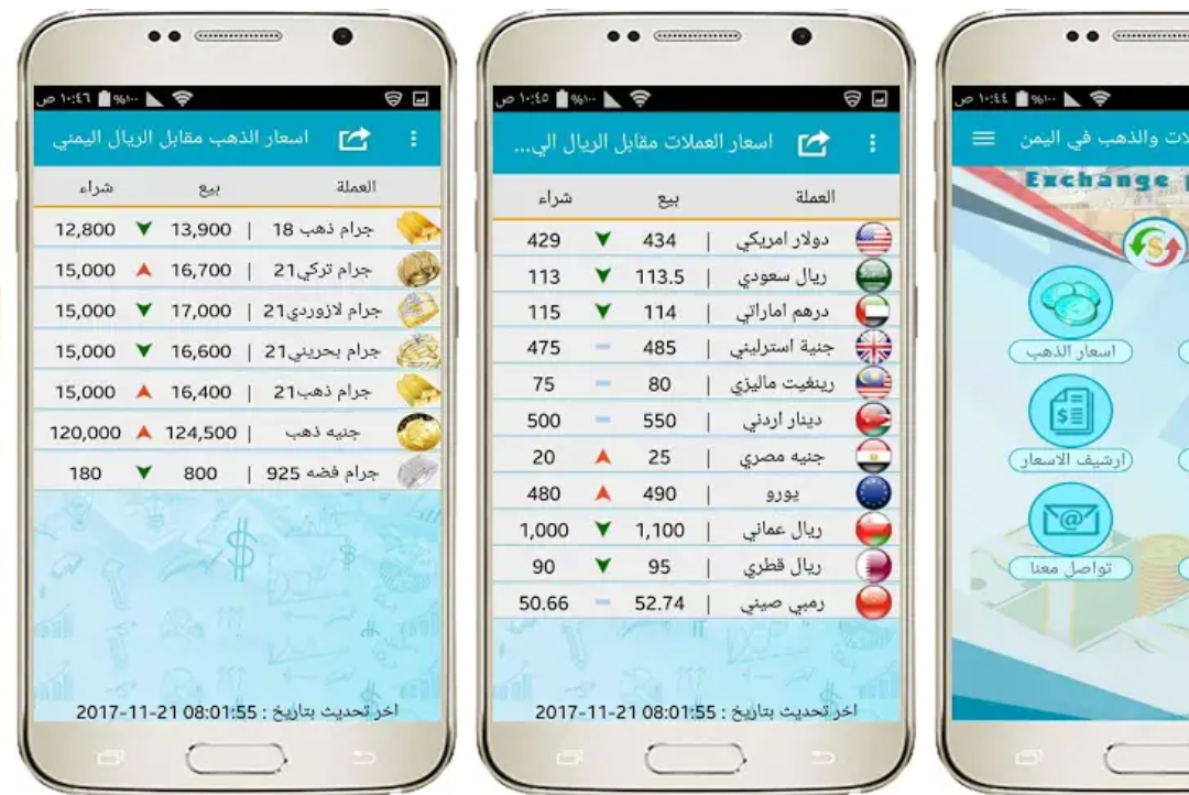 أفضل برامج اسعار العملات في اليمن سعر الصرف في السوق اليمني