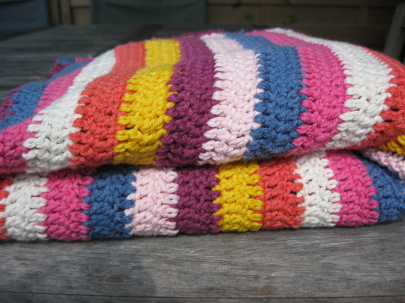 For the Love of Crochet Along Colourful Blanket