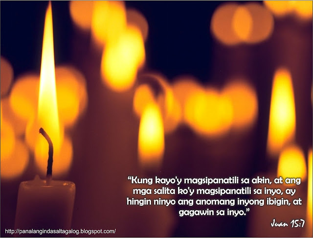 Mga Tagalog na Panalangin: Tagalog Bible Verse Picture - Dasal