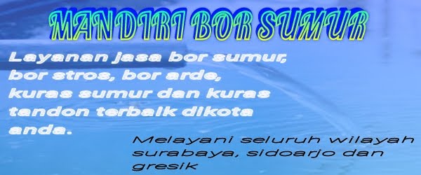 Bor Sumur Surabaya 0851-0025-8756, Bor Stros, Kuras Sumur
