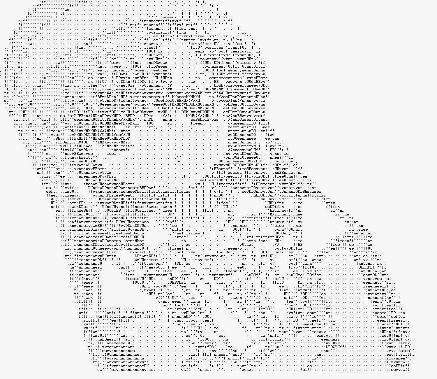 Steam Ascii Art Anime Girl.