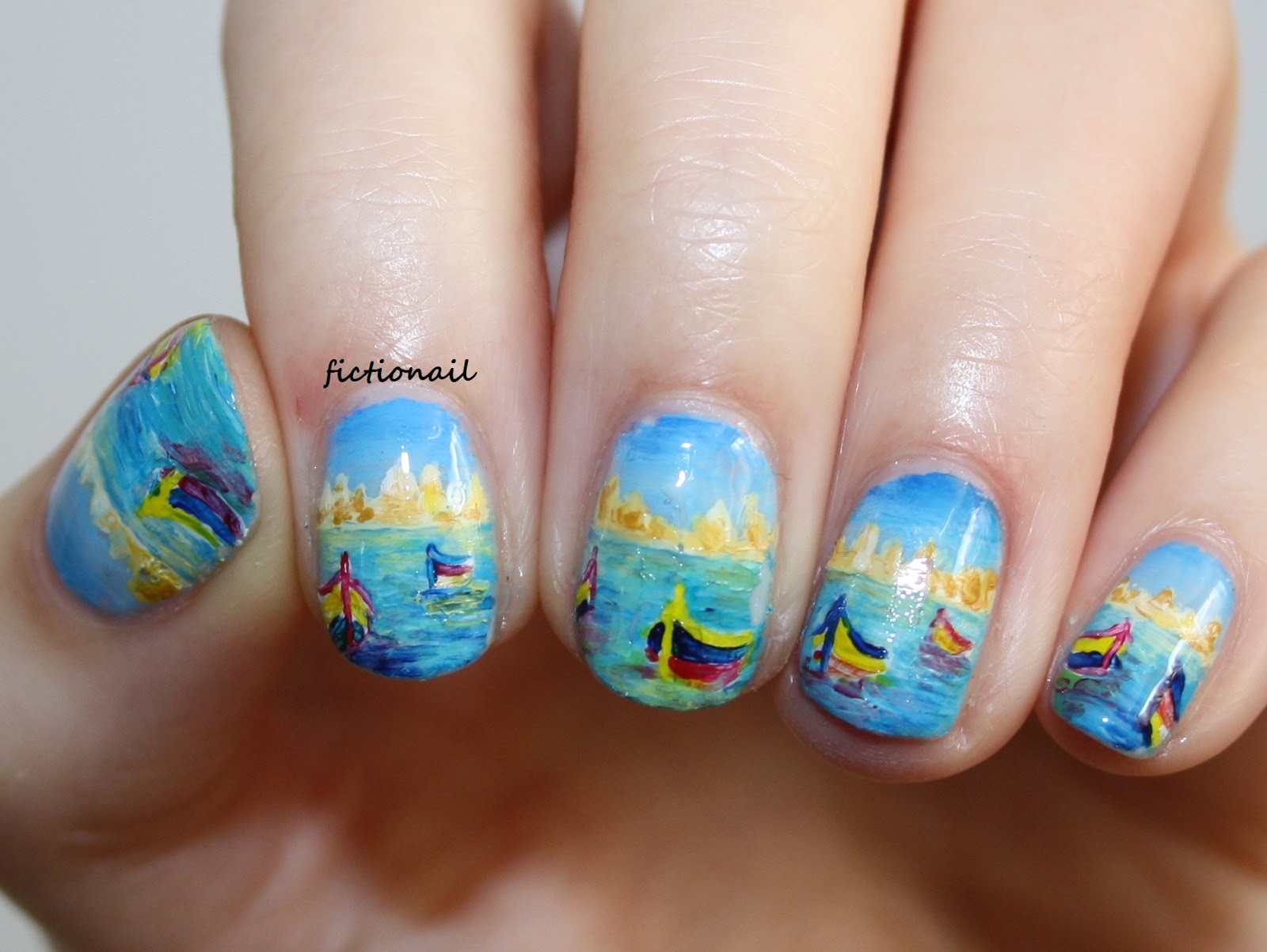 Malta Landscape Nail Art
