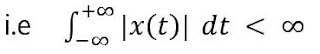 Condition for existence of fourier transform