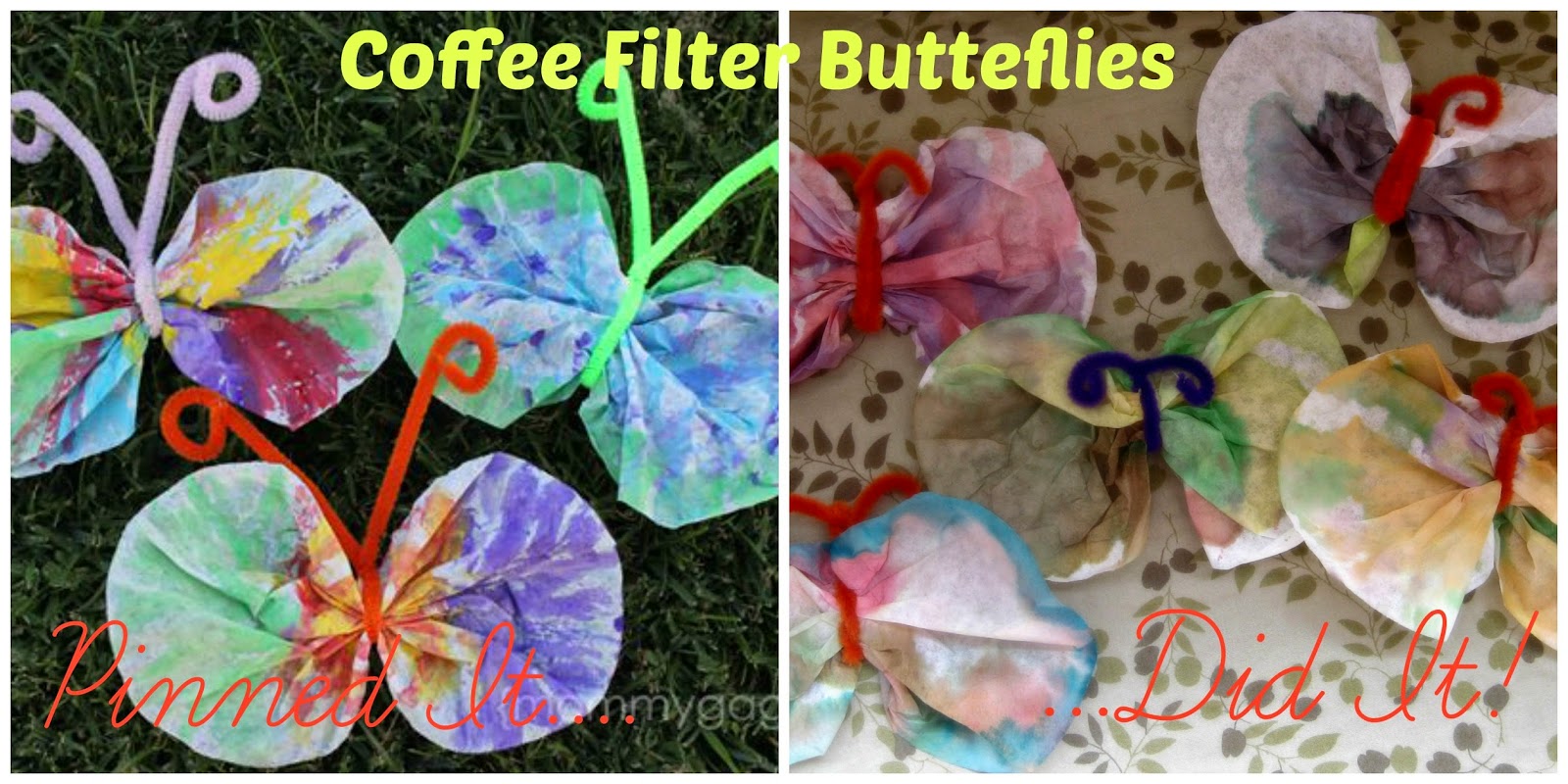 Coffee Filter Butterflies