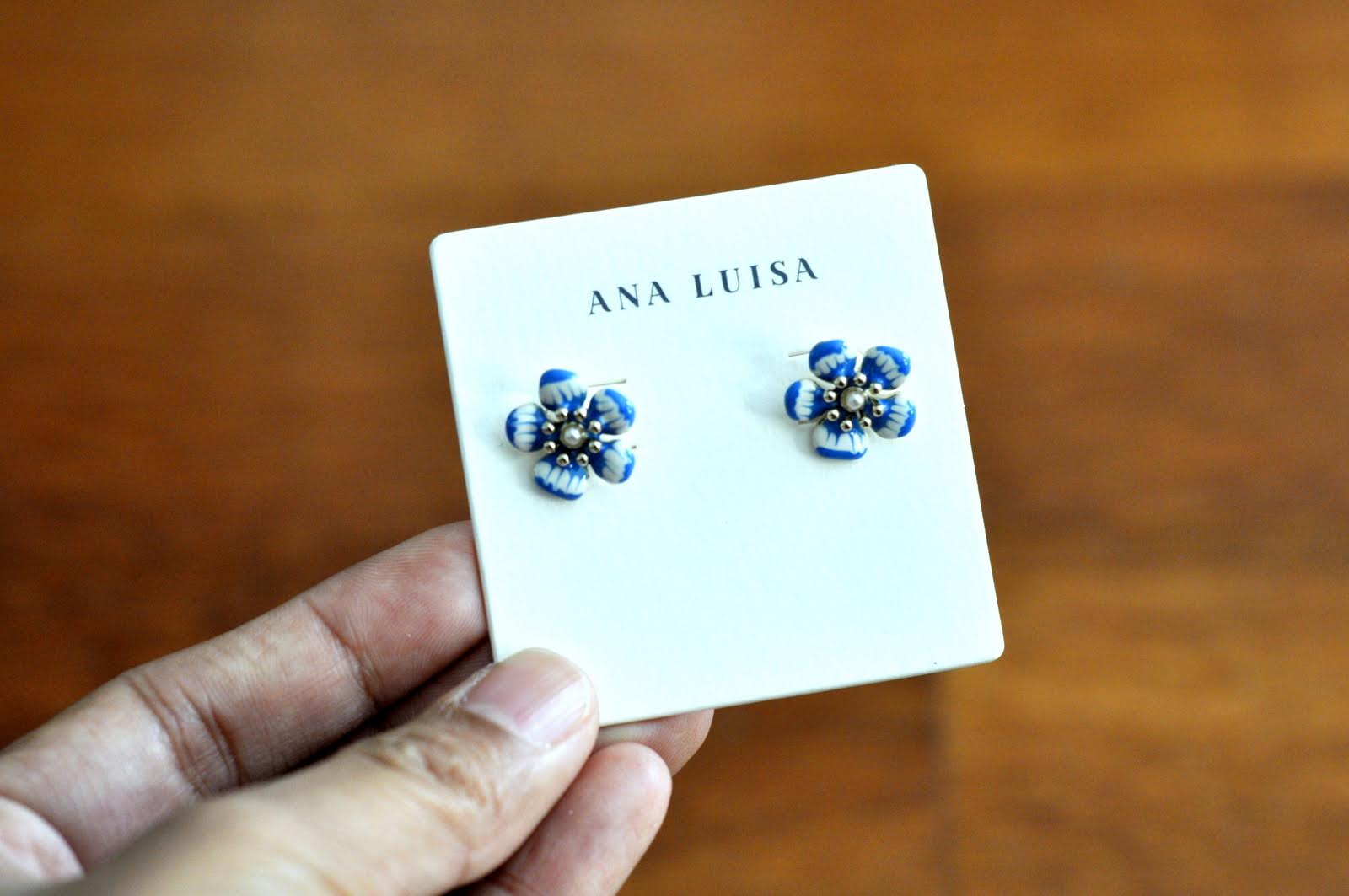 Ana Luisa Jewelry - Limited Edition Flower Stud Earrings - Iris Blue | Taste As You Go