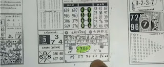 Thailand Lottery 4pc First Paper For 01-11-2018