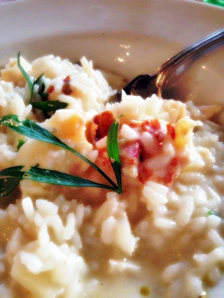Risotto with Lobster Tails