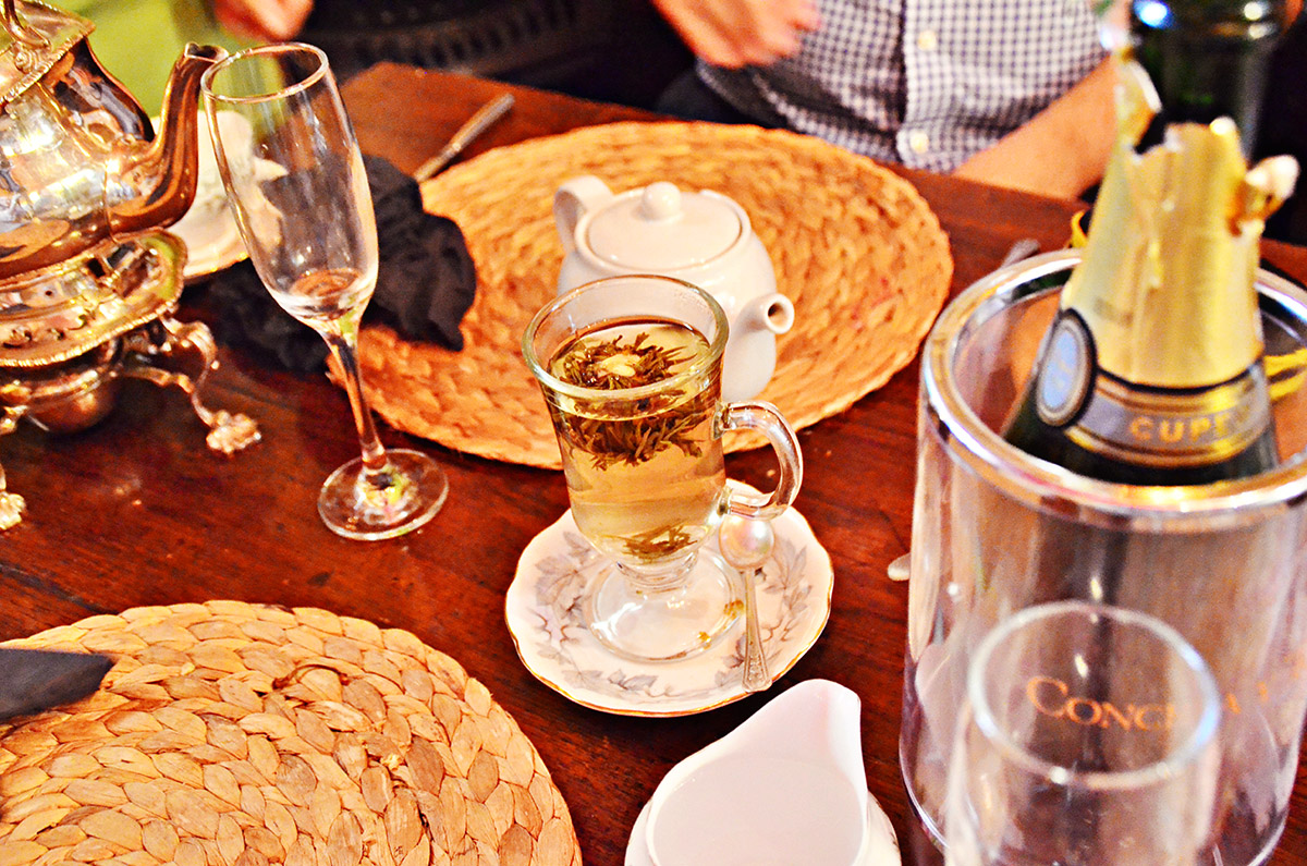 Jasmine Blossoming Tea at Davenports Tea Room Jasmine Blossoming Tea at Davenports Tea Room