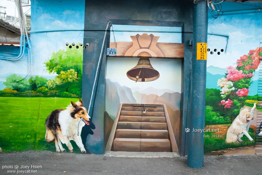 彰化 彩繪社區 忠權社區 北極宮 彩繪牆