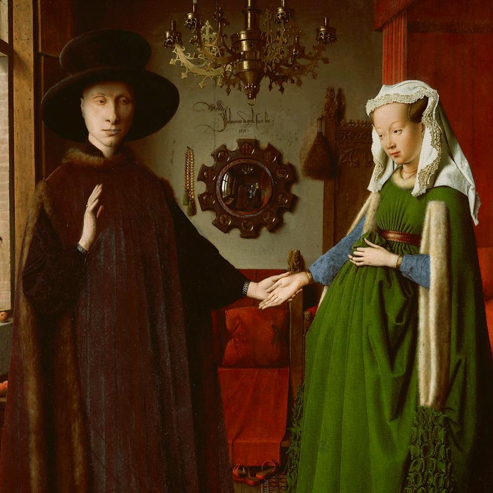 ezioscaramuzzino Il Ritratto dei coniugi Arnolfini ezioscaramuzzino Il Ritratto dei coniugi Arnolfini