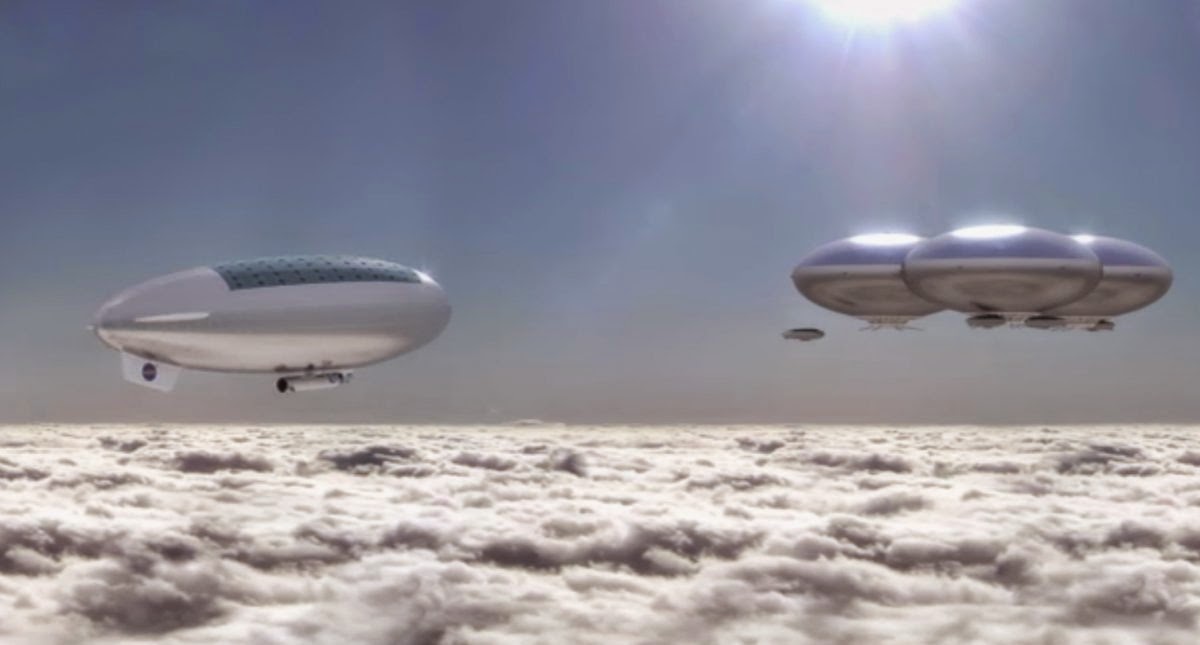 美國計劃在金星上空 建造「天空之城」