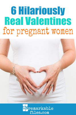 If your wife or friend is pregnant on Valentine’s Day, she definitely needs one of these funny valentines. These hilarious valentine cards for pregnant women will have her laughing (as long as you give them to her with chocolate.) #valentines #pregnancyhumor