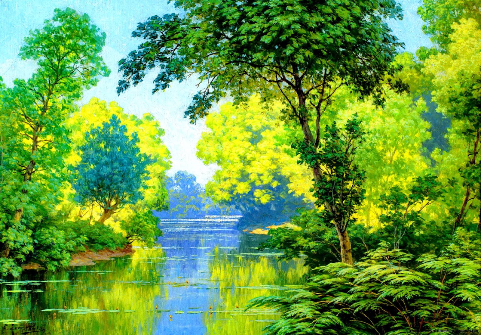 Calming Desktop Backgrounds River