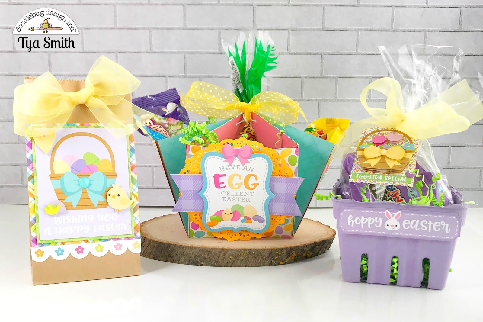 Doodlebug Design Inc Blog HOPPY EASTER Treat Holders with Tya
