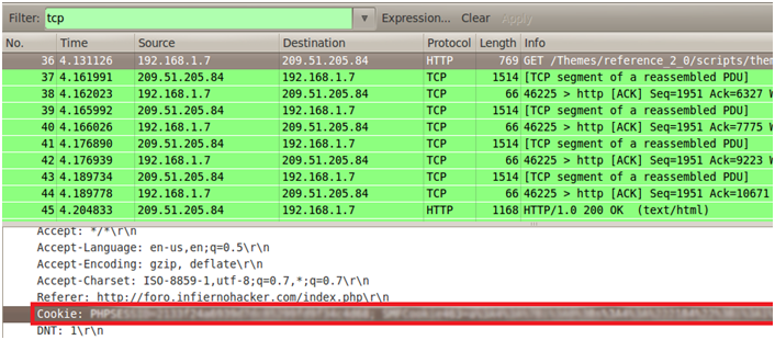 Sniffing con Wireshark 26