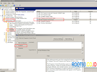 Menyembunyikan Halaman Uninstall Programs Windows