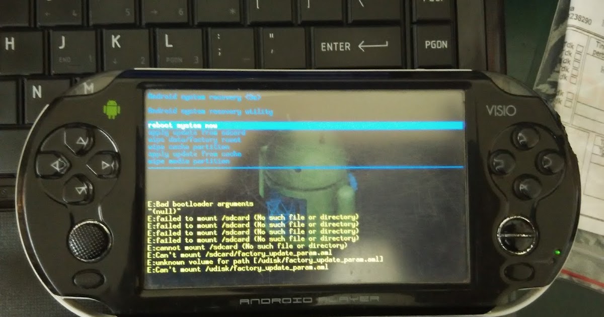 Cara Hard Reset Visio PSP Android Player DV Comm Service
